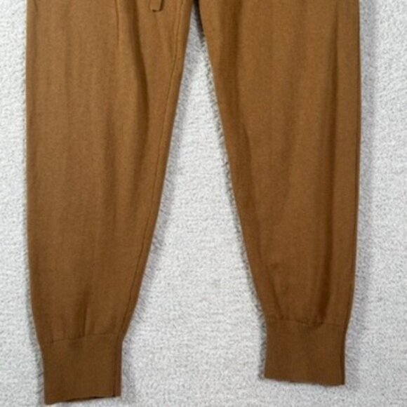 J. Crew Caramel Color Cashmere Cotton Blend Jogger Lounge Pants Sz XS Comfy Lux - Picture 5 of 12